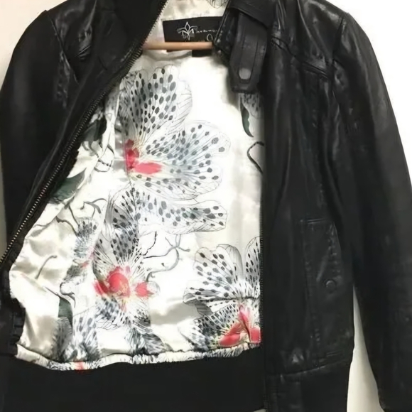 Mackage Leather Jacket, from Aritzia, XS - Picture 3 of 9
